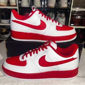 Nike Air Force 1 Low "White Red Sole" King Von tribute” CT7875-994. Original box